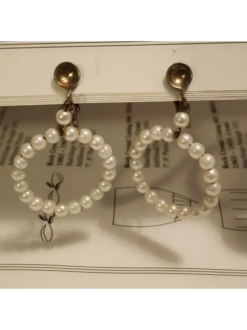 2/$12 SALE Vintage Clip On Earrings